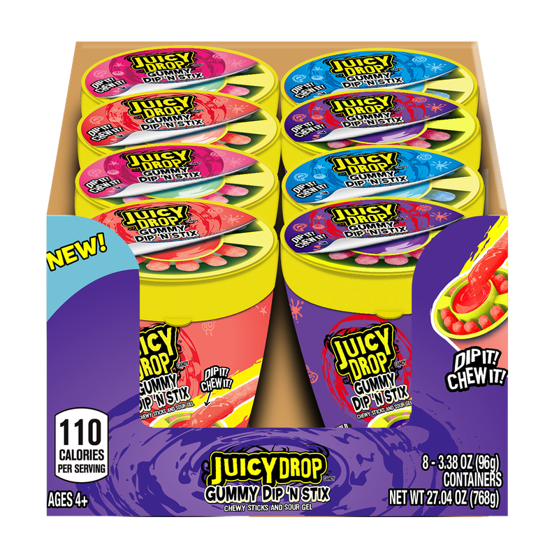 Juicy Drop Gummy dip's Stix