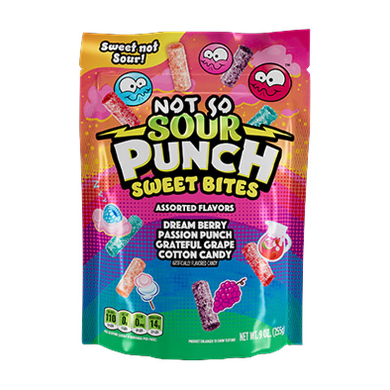 Sour Punch Not So Sour Sweet Bites Assorted Flavors