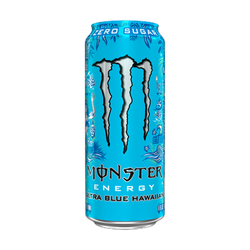 Monster Energy Ultra Blue zero-sugar beverage