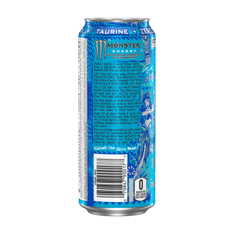 Monster Energy Ultra Blue Hawaiian