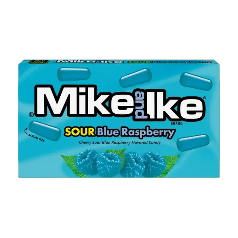 Mike and Luke sour blue raspberry