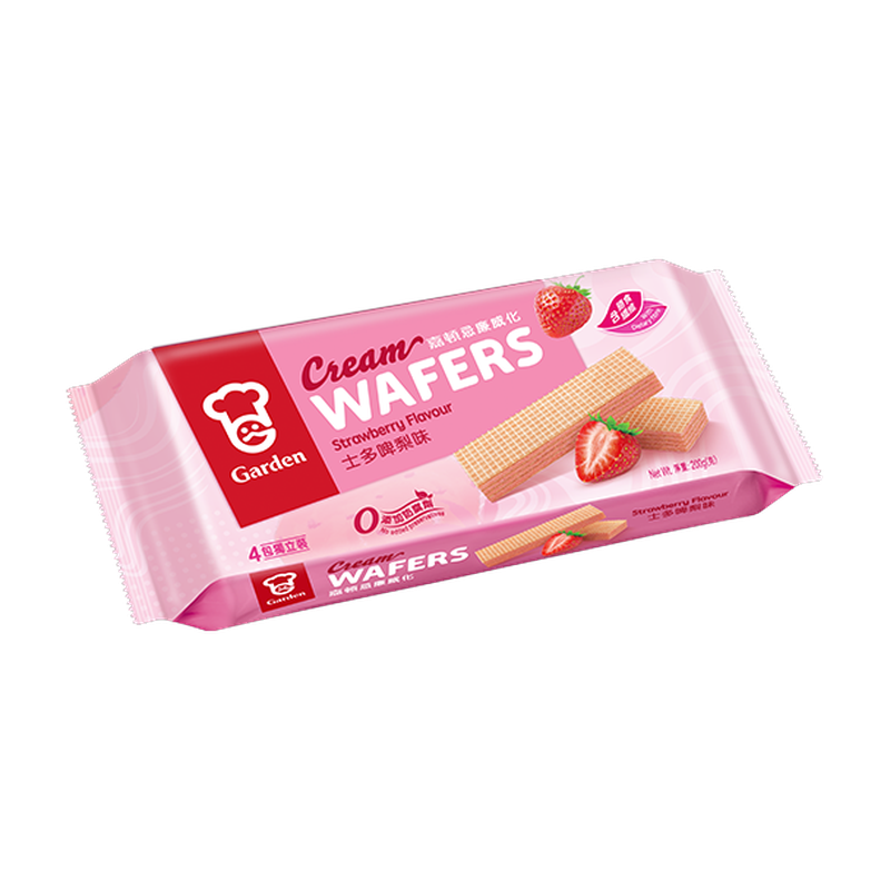 Garden Cream Wafers Strawberry Flavour