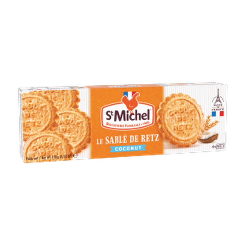 St Michel 20 Sablés Crunchy Coconut Cookies