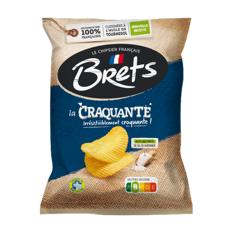 Potato chips with Guérande salt