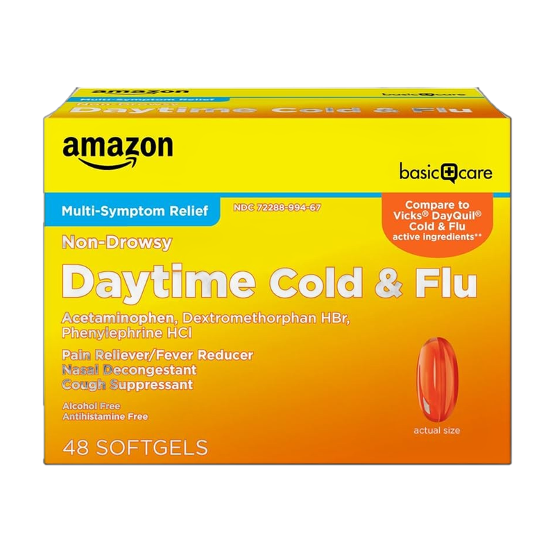 Daytime cold&Flu reliefថ្នាំបំបាត់គ្រុនផ្តាសាយពេលថ្ងៃ 8's