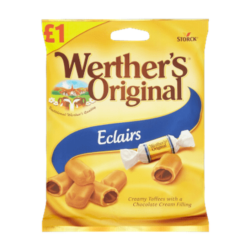 Werther's Original Eclair Chocolate Cream Filled Toffees