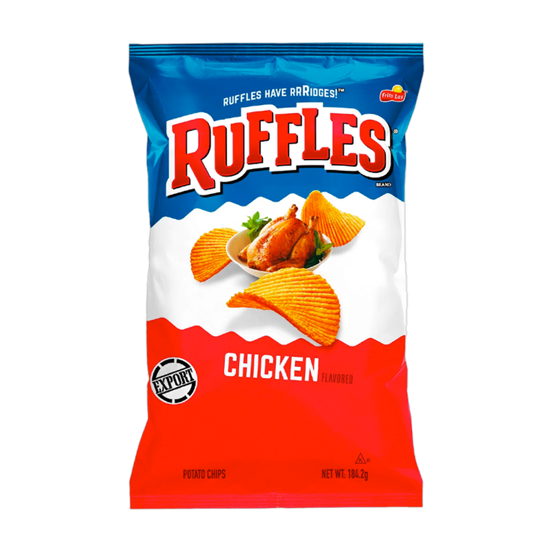 Ruffles Chicken flavored potato chips