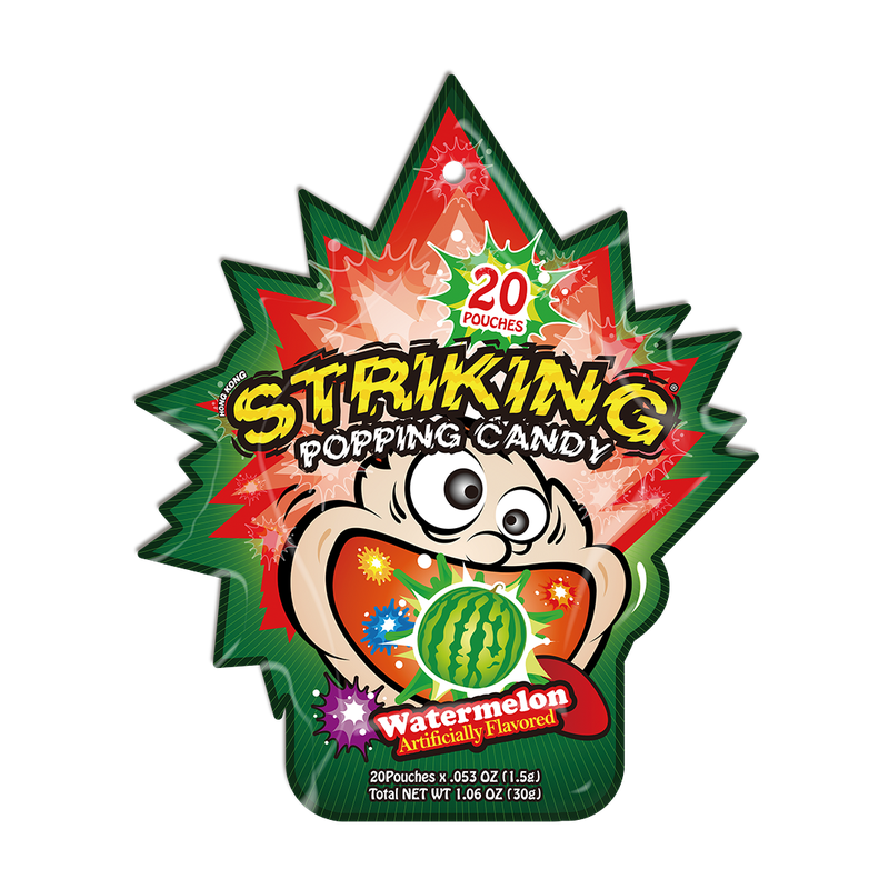 Striking Popping Candy Watermelon Flavor