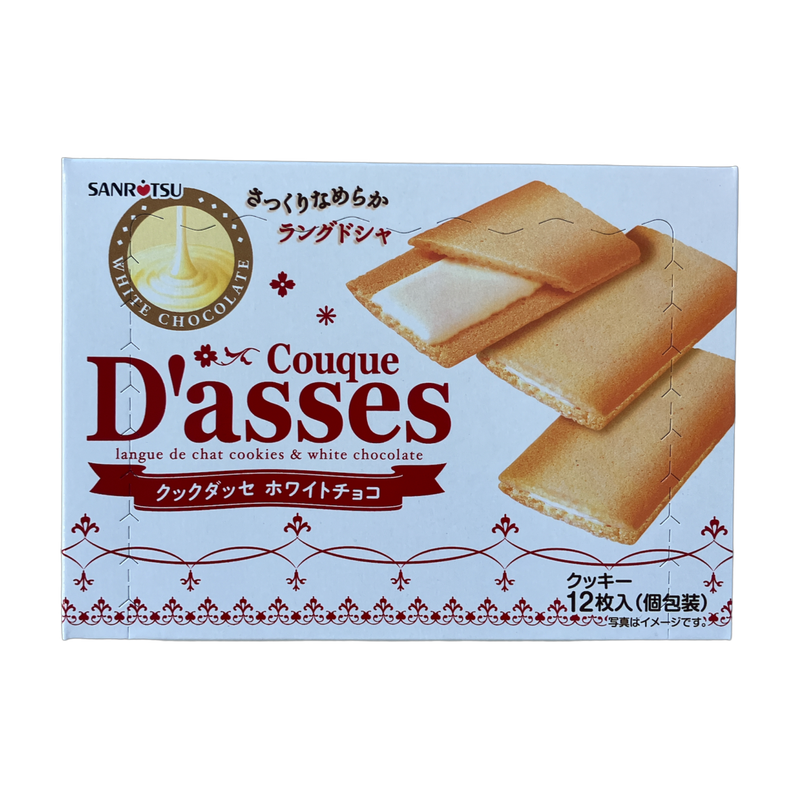 D'Asses Langue de chat cookies & White Chocolate