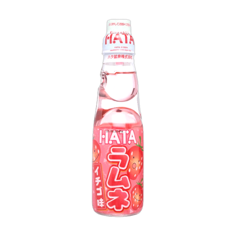 Hata Ramune Strawberry flavored soda