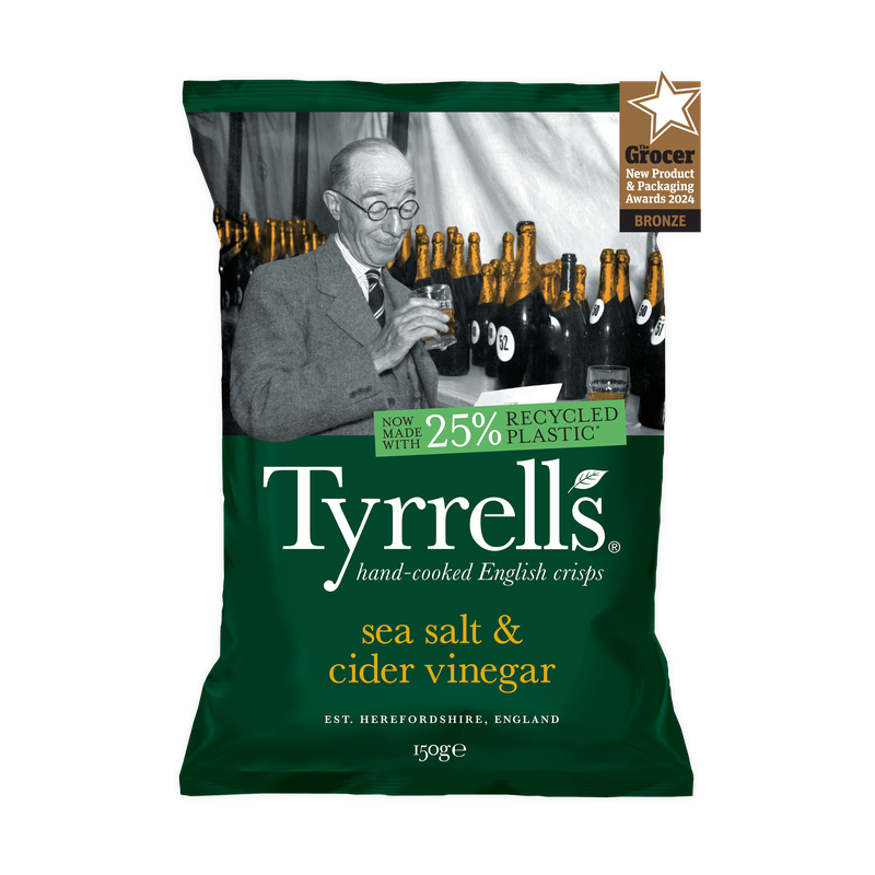 Tyrrells Sea Salt & Cider Vinegar 40g