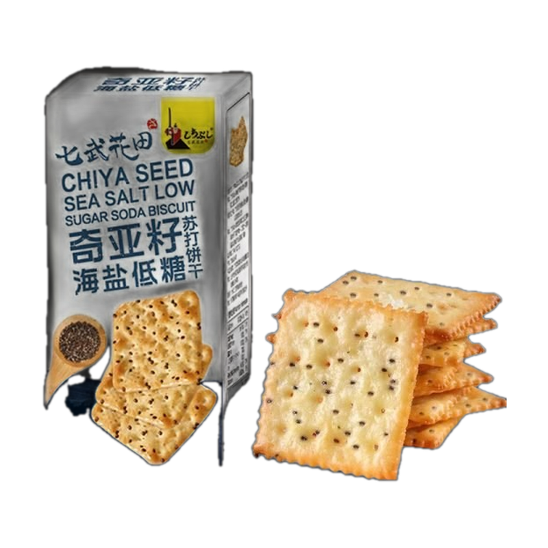 Wingoo Chia Seed Soda Biscuit Sea Salt