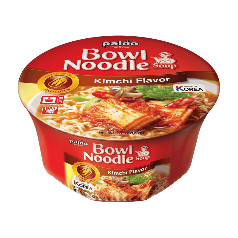 Paldo Bowl Noodle Soup Kimchi Flavour