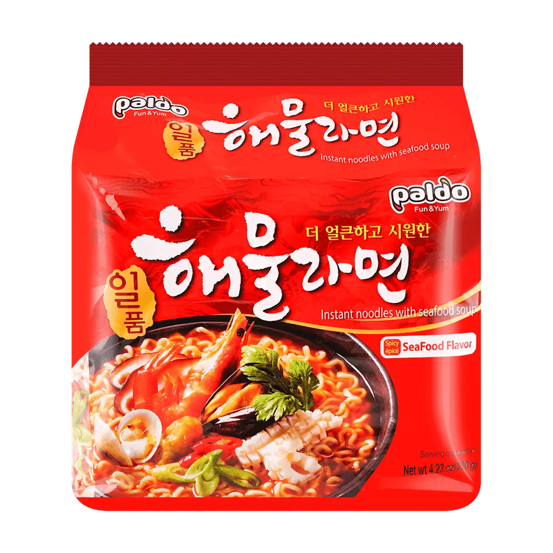 Paldo Instat Noodles with Seafood Soup