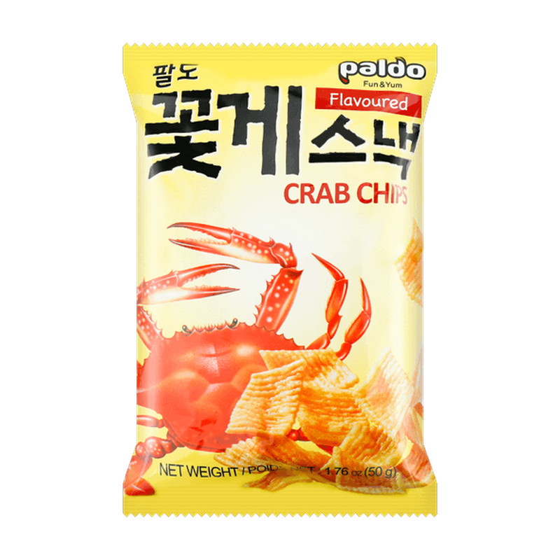 Paldo Crab Chips Flavoured