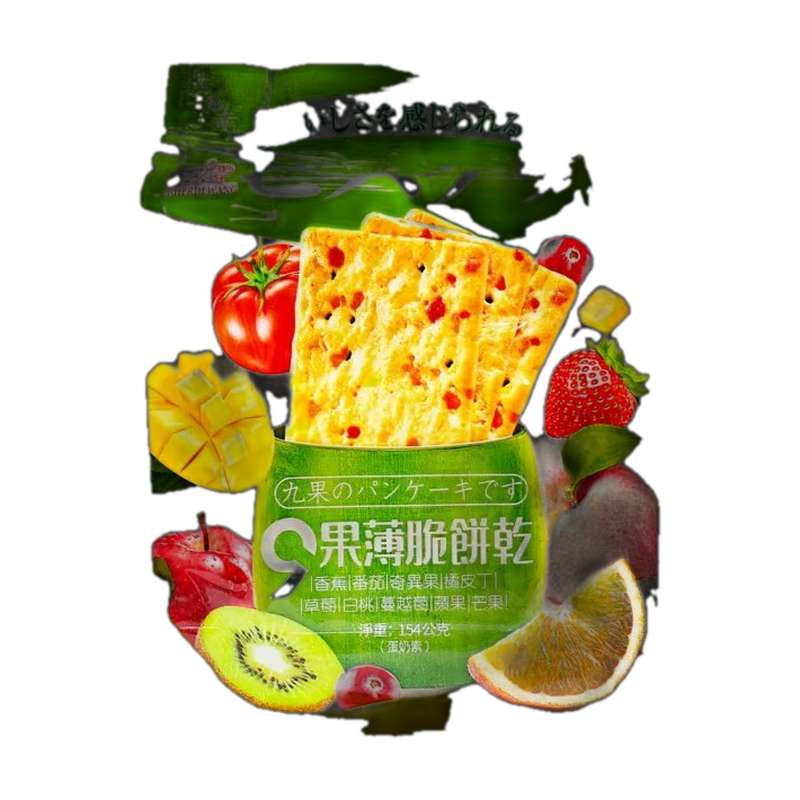 Rih Rih Wang 9-Fruit Thin Crispy Biscuits