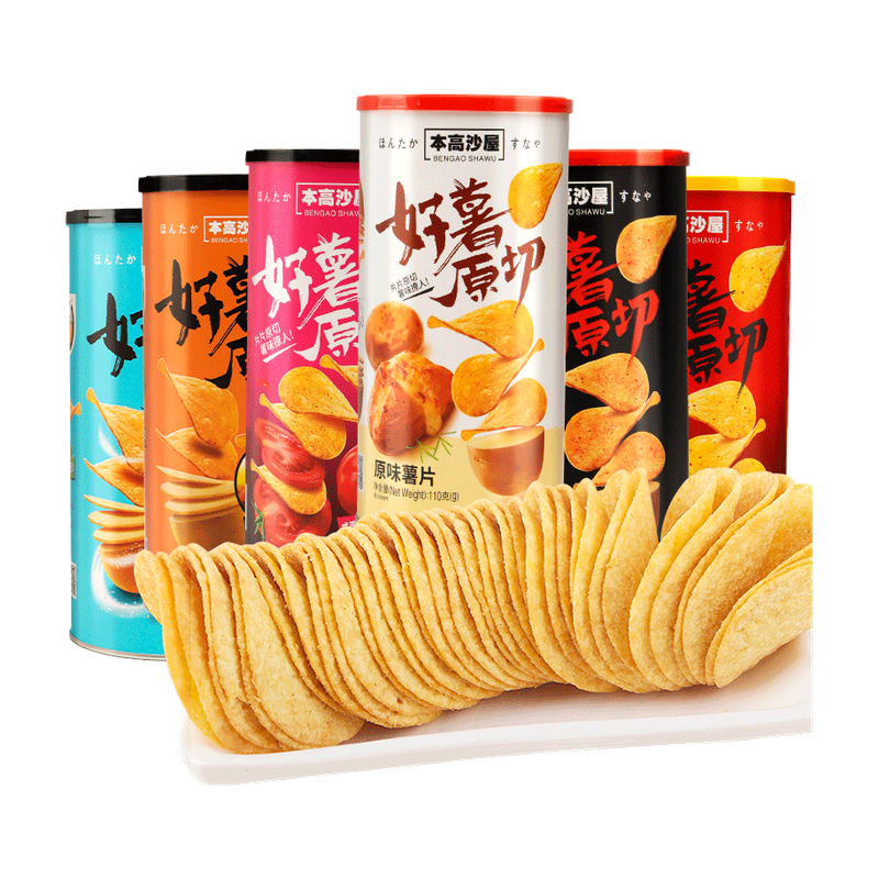Bengao shawu bbq potato chip