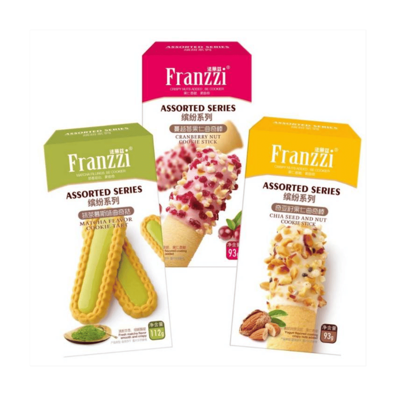 Franzzi Yogurt Flavor and Nut Cookie stick