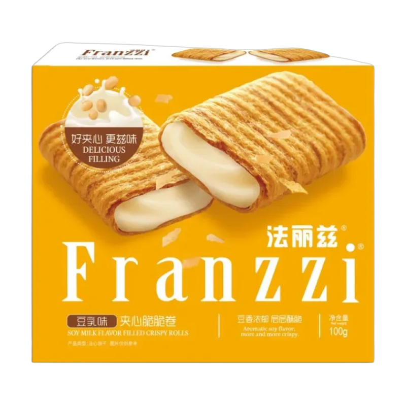 Franzzi Milk Flavor Filled Crispy Rolls