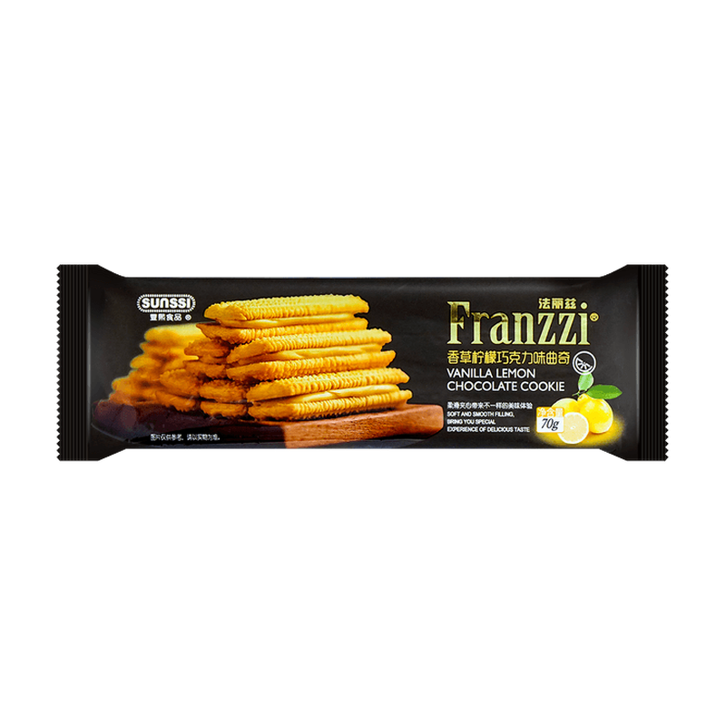 Franzzi Vanilla Lemon Chocolate Flavor Cookie