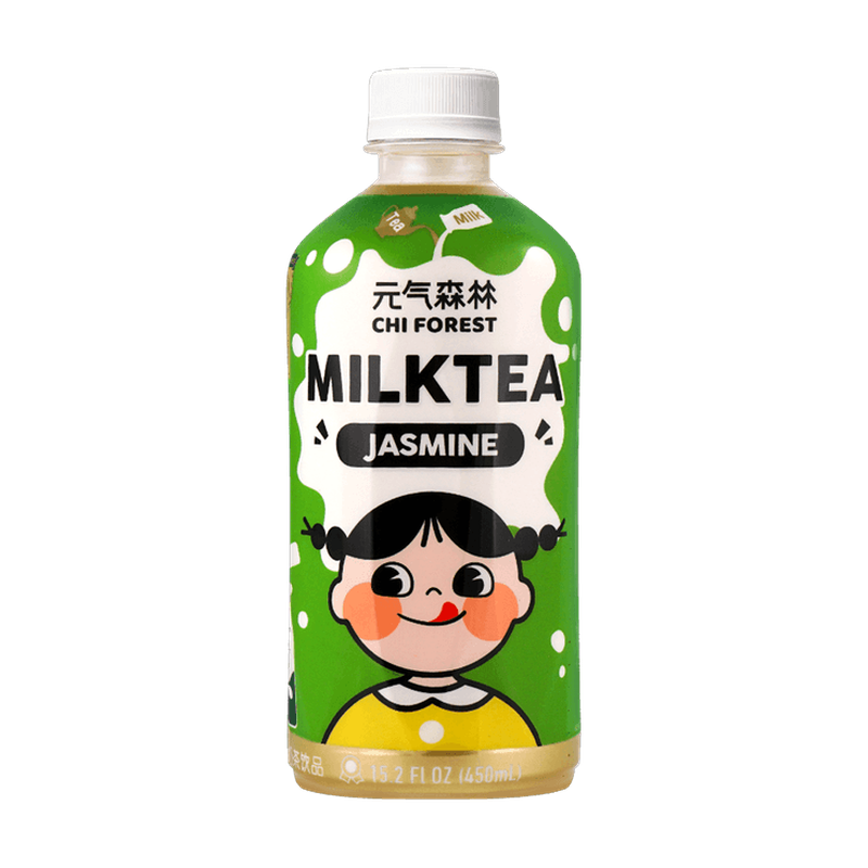 Genki Forest Milk Tea Jasmine Milk Green Tea Beverage