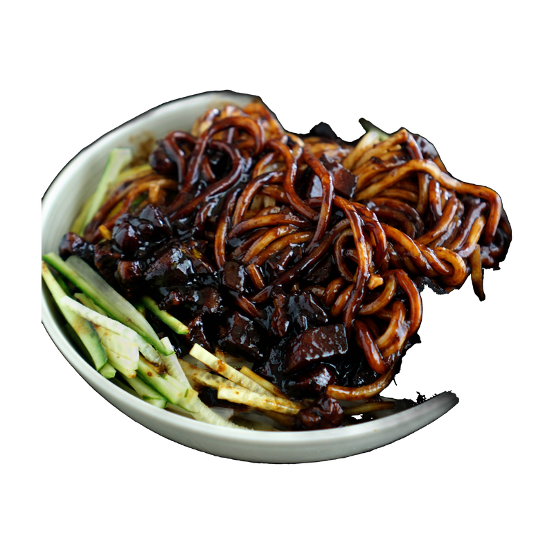 Korean-Style Black Bean Sauce Noodles (韩式炸酱面)