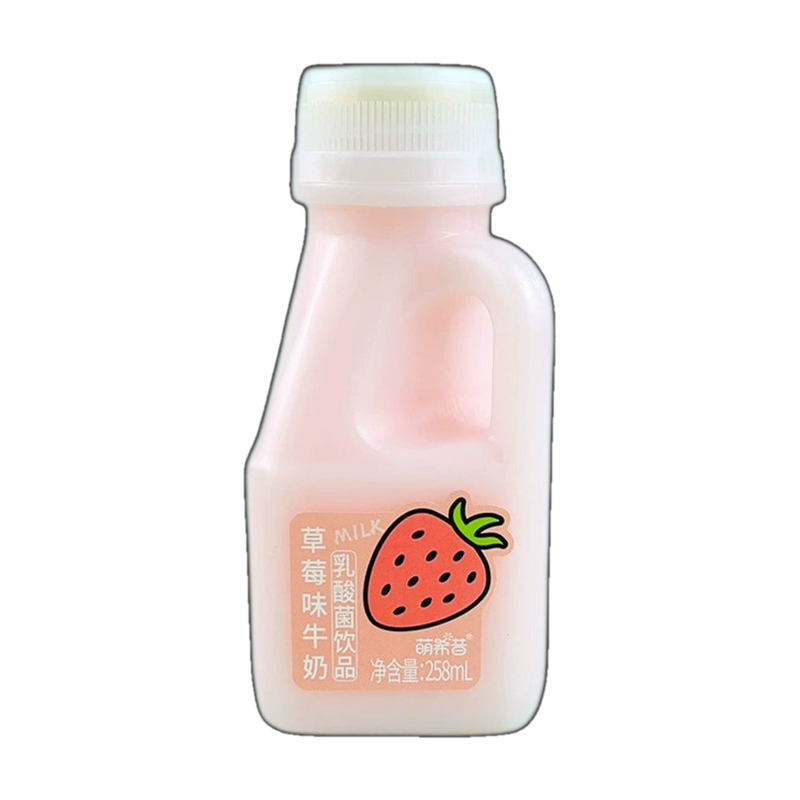 Meng Rong Xing Strawberry Flavored Milk Lactobacillus Drink