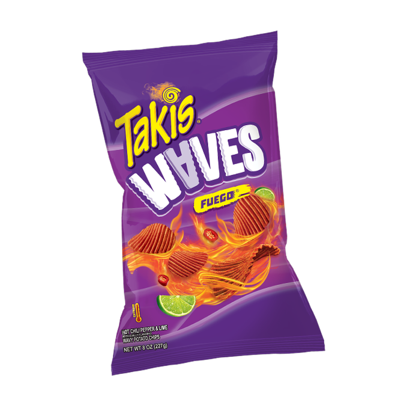 Takis Fuego Waves Hot Chili Pepper