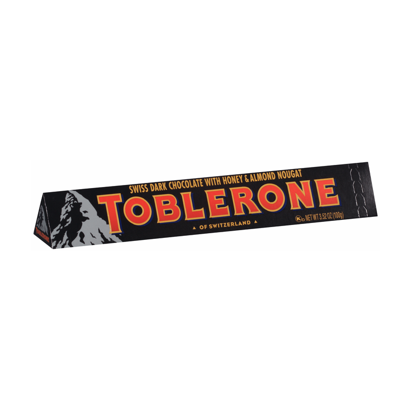 Toblerone dark chocolate bar