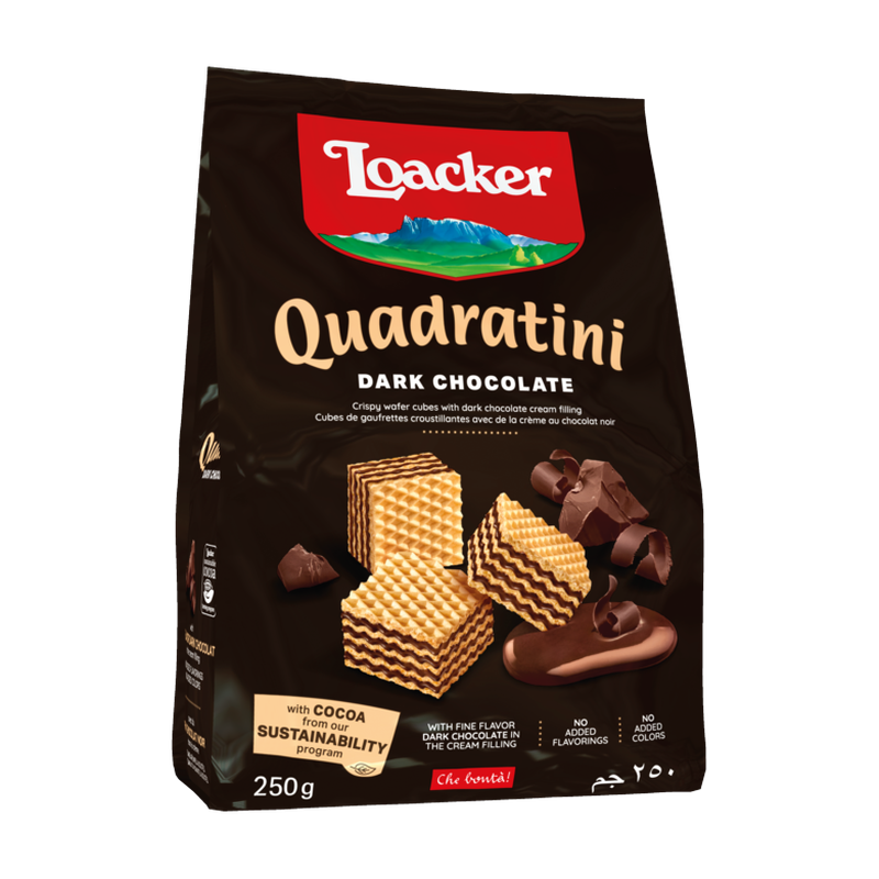 Loacker Quadratini Dark Chocolate