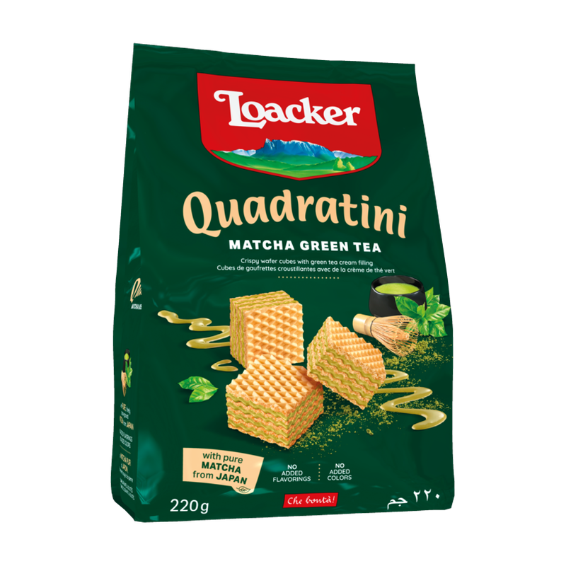 Loacker Quadratini Matcha Green Tea