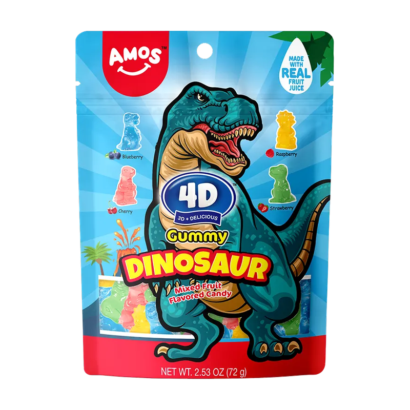 Amos 4d Gummy Dinosaur