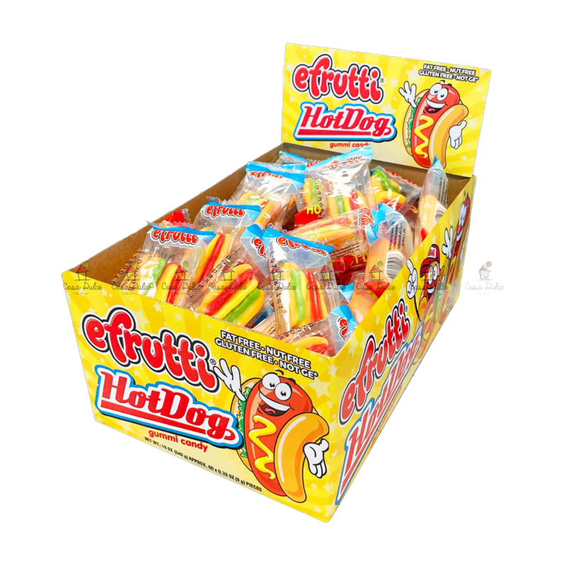 Efrutti Sour Milk Hot Dog Gummy Candy