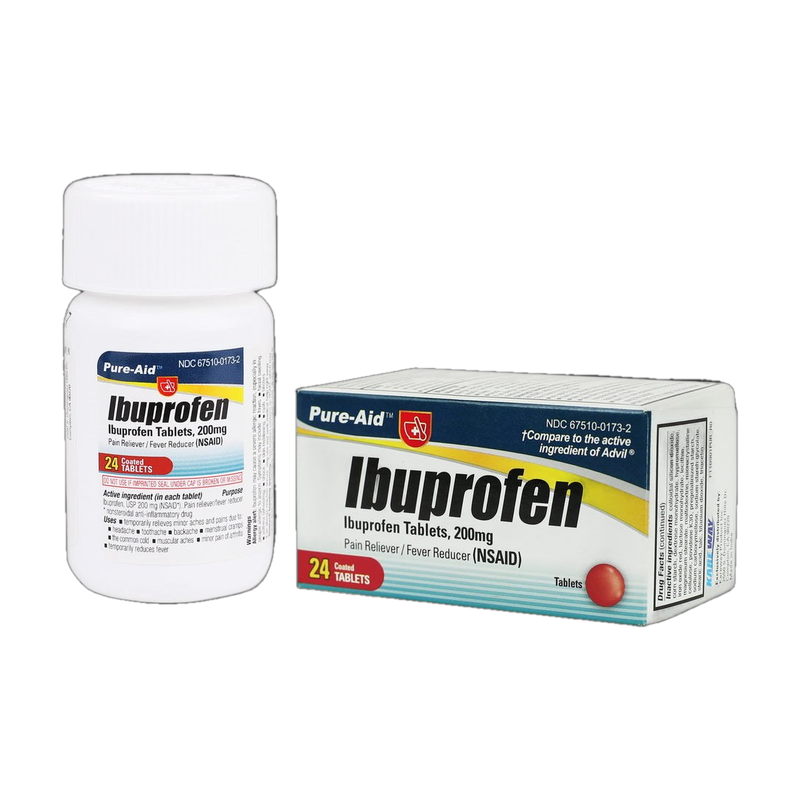 Pure-Aid brand Ibuprofen1x24's