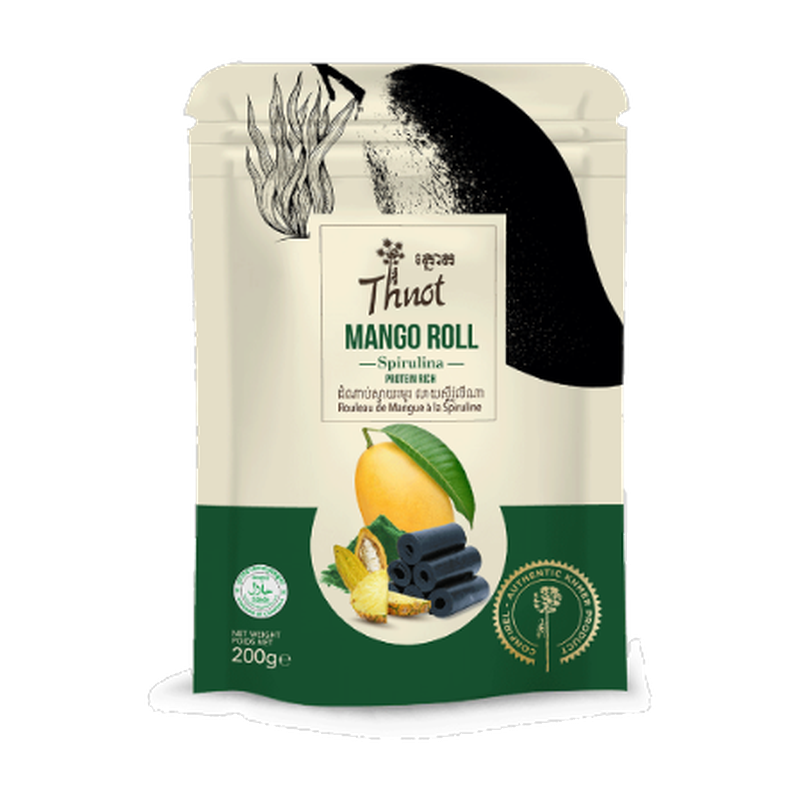 Thnot Mango Roll Spirulina