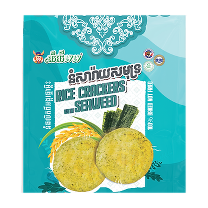 Ly Ly Rice Crackers With Seaweed