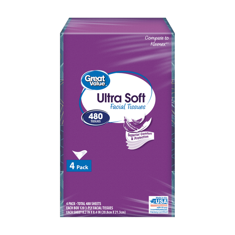 Comfy 3 Ply Tissue – 100 Sheets (Lion Blue Pack)