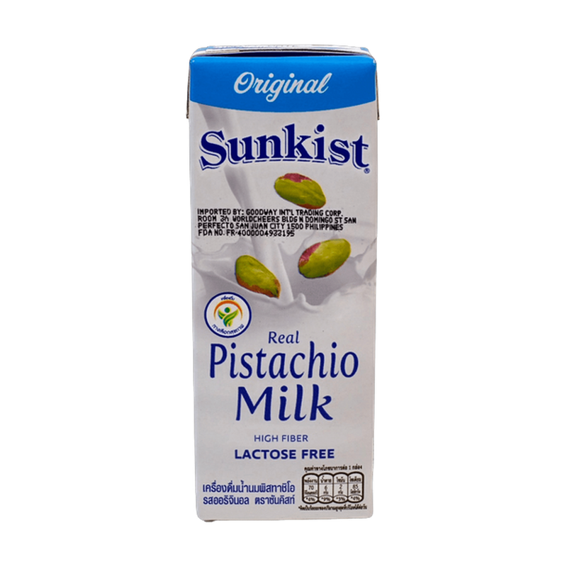 Sunkist Pistachio Milk High Fiber Lactose Free