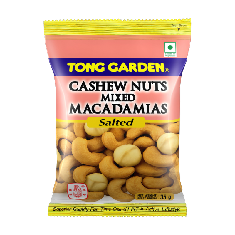 Tong Garden Salted Cashew Nuts Mixed Macadamias
