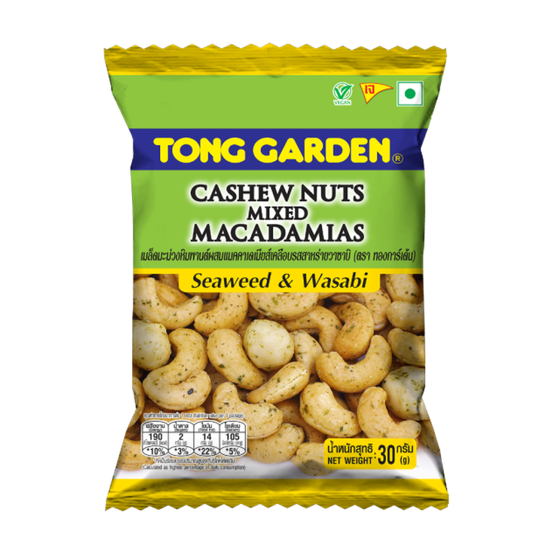 Tong Garden Seaweed & Wasabi Cashew Nuts