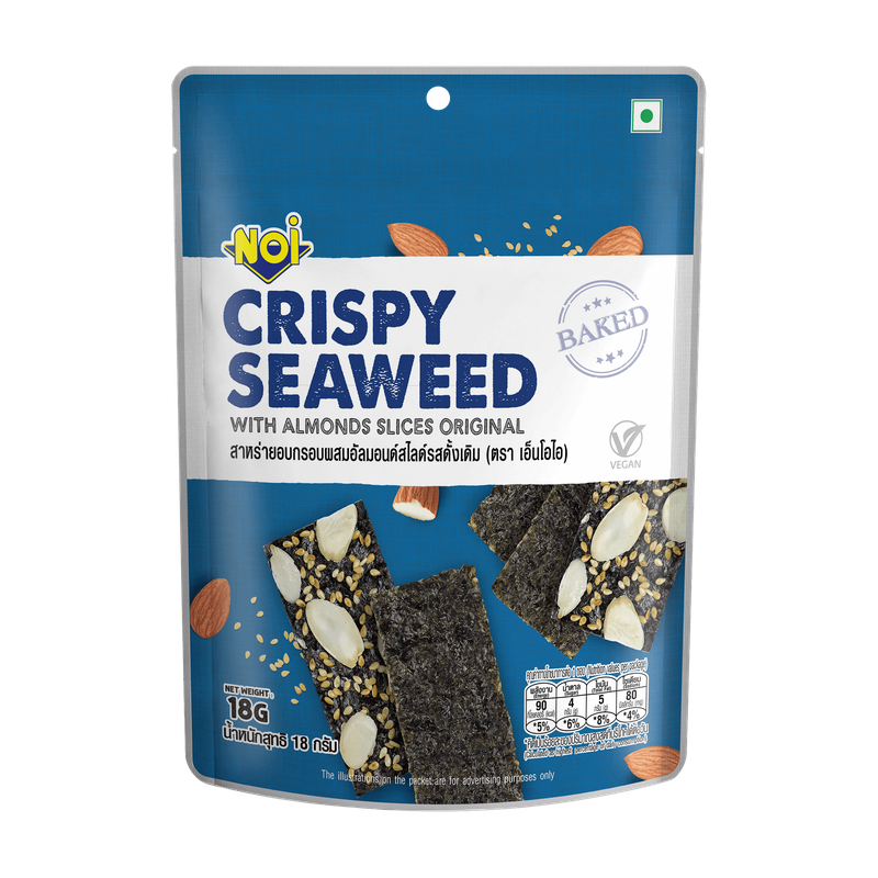Noi Baked Seaweed Traditional Almonds Slices