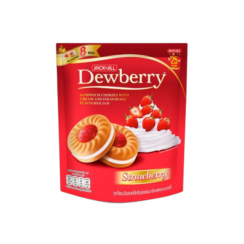 Jack n Jill Dewberry Cookies with Cream & Strawberry