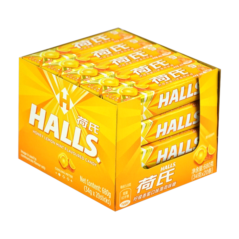 Halls Honey-Lemon Flavored Candy