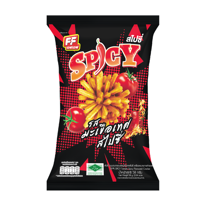 F F Spicy Tomato Flavoured Cracker