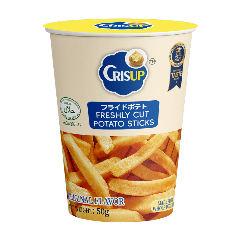 Potato Crispy Potato Snack with Vegetable Flavor