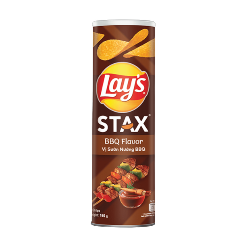 Lay's Stax Barbeaue
