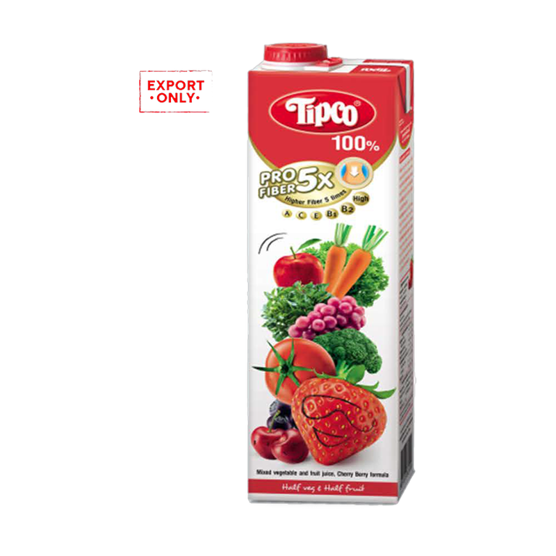 Tipco Mixed Cherry & Strawberry Fruit Juice