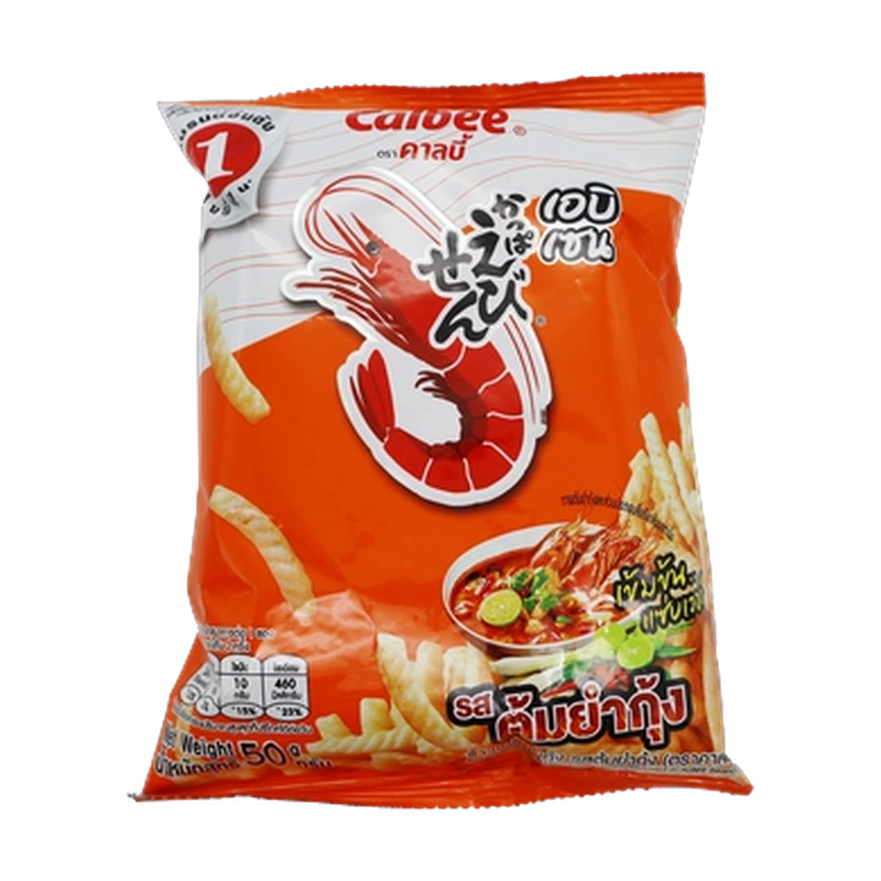 Calbee Ebisen Prawn Crackers Chip Original