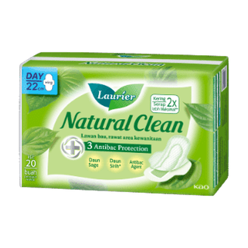 Laurier Natural Anti Bac Sanitary Pads