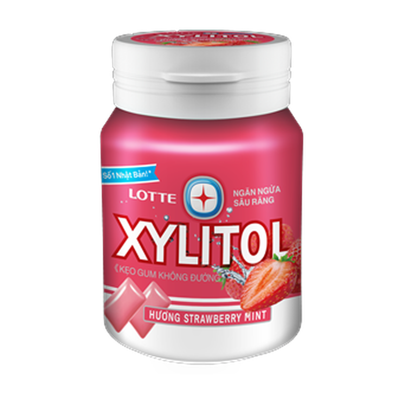 Lotte Xylitol Strawberry Mint